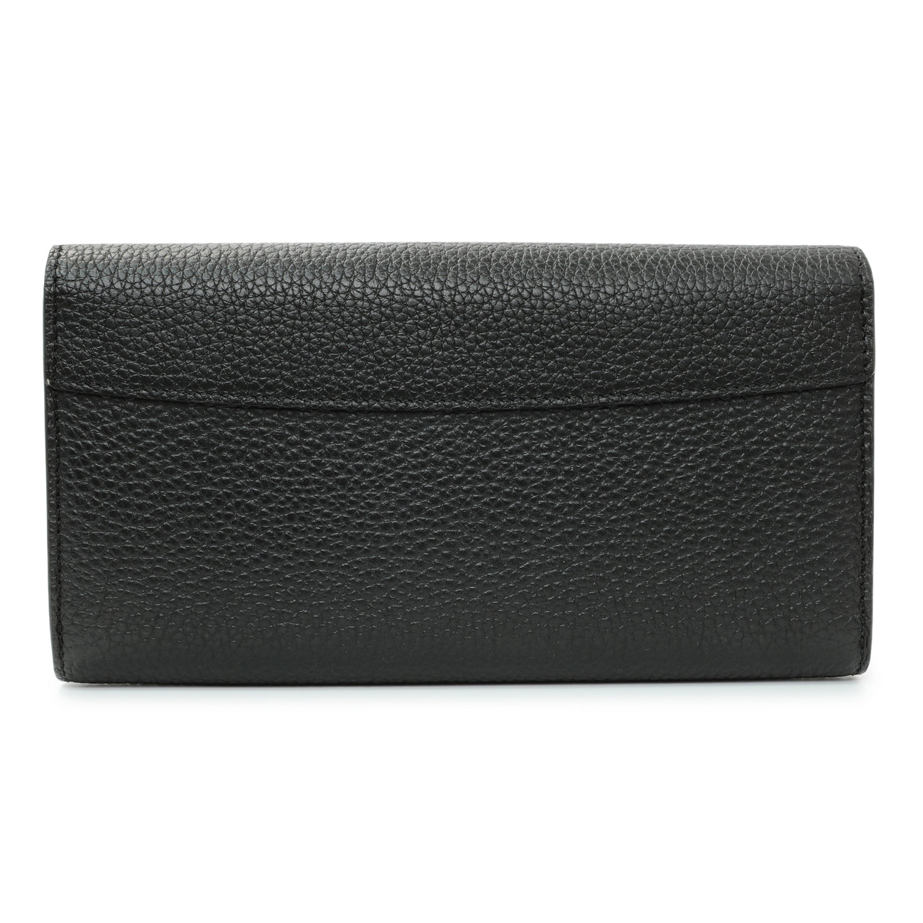 Exclusive Louis Vuitton Black Taurillon Leather Flower Studded Capucines Wallet — Side View