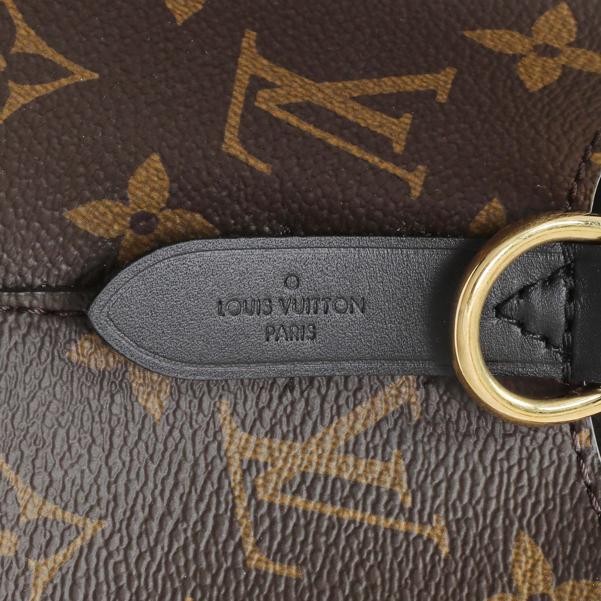 Exclusive Louis Vuitton Black Monogram Neonoe MM — Detail View