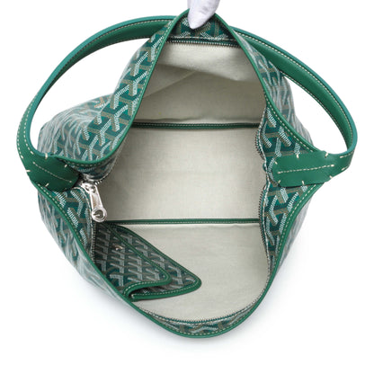 Exclusive Goyard Green Goyardine Boheme Hobo — Top View