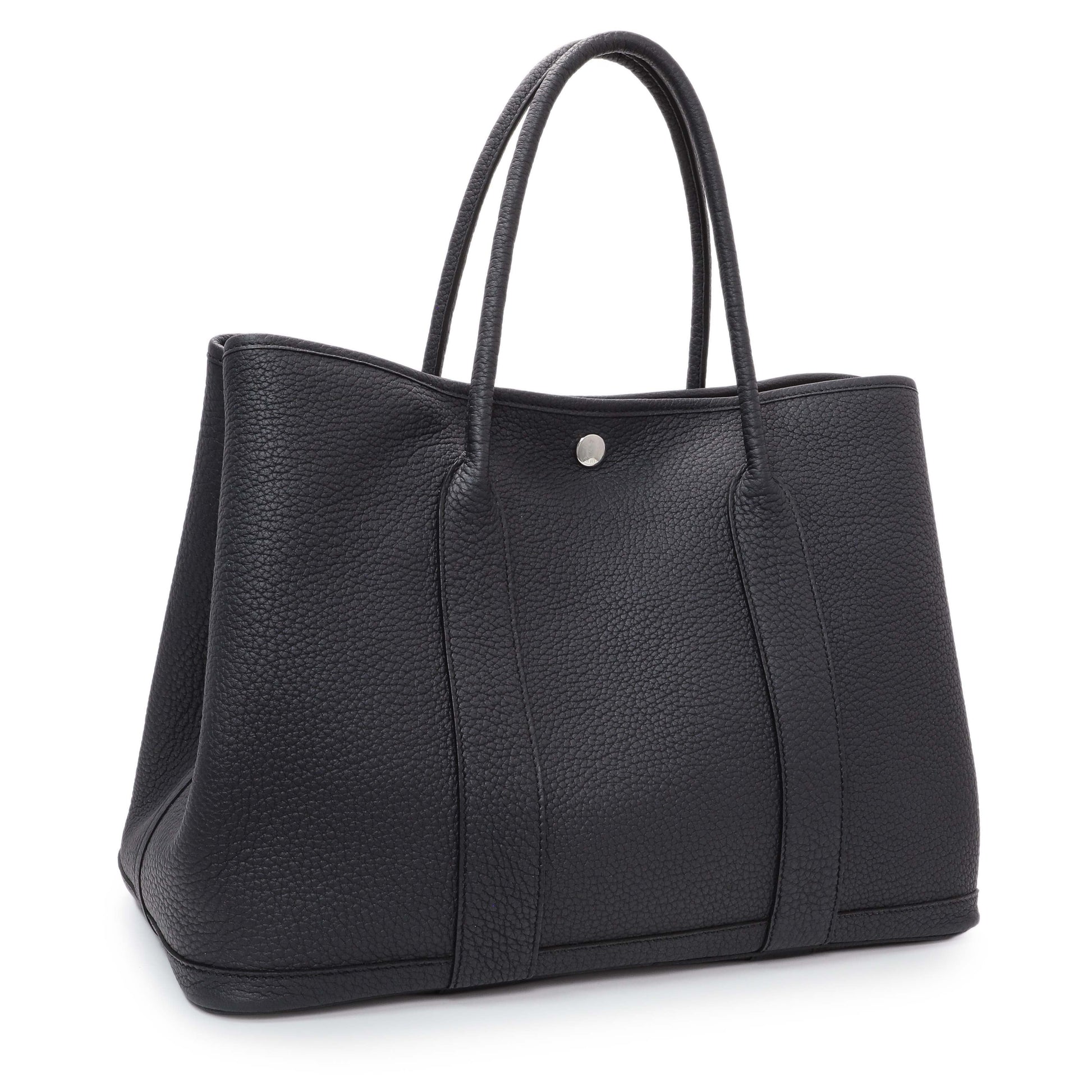 Exclusive Hermes Navy Negonda Garden Party 36 — Side View