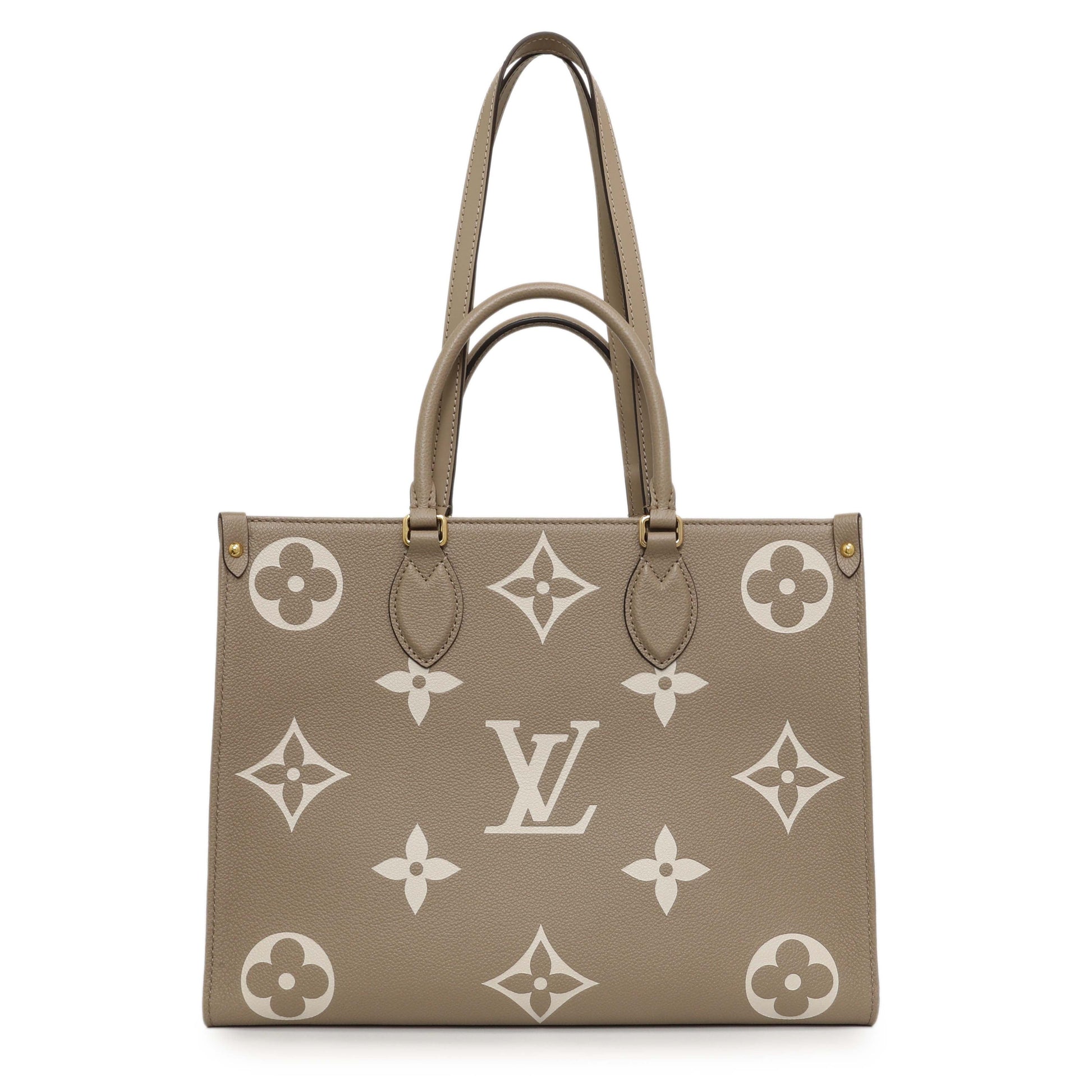 Exclusive Louis Vuitton Empreinte Monogram Giant Onthego MM — Front View