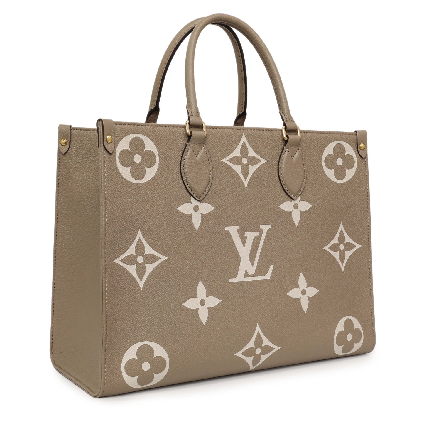 Exclusive Louis Vuitton Empreinte Monogram Giant Onthego MM — Side View