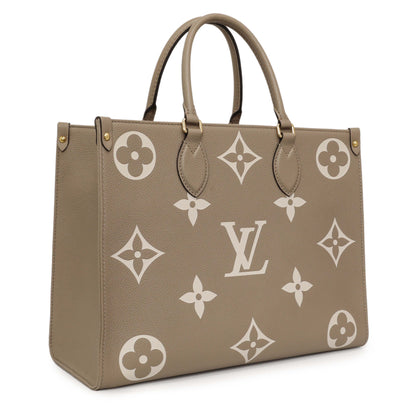 Exclusive Louis Vuitton Empreinte Monogram Giant Onthego MM — Side View