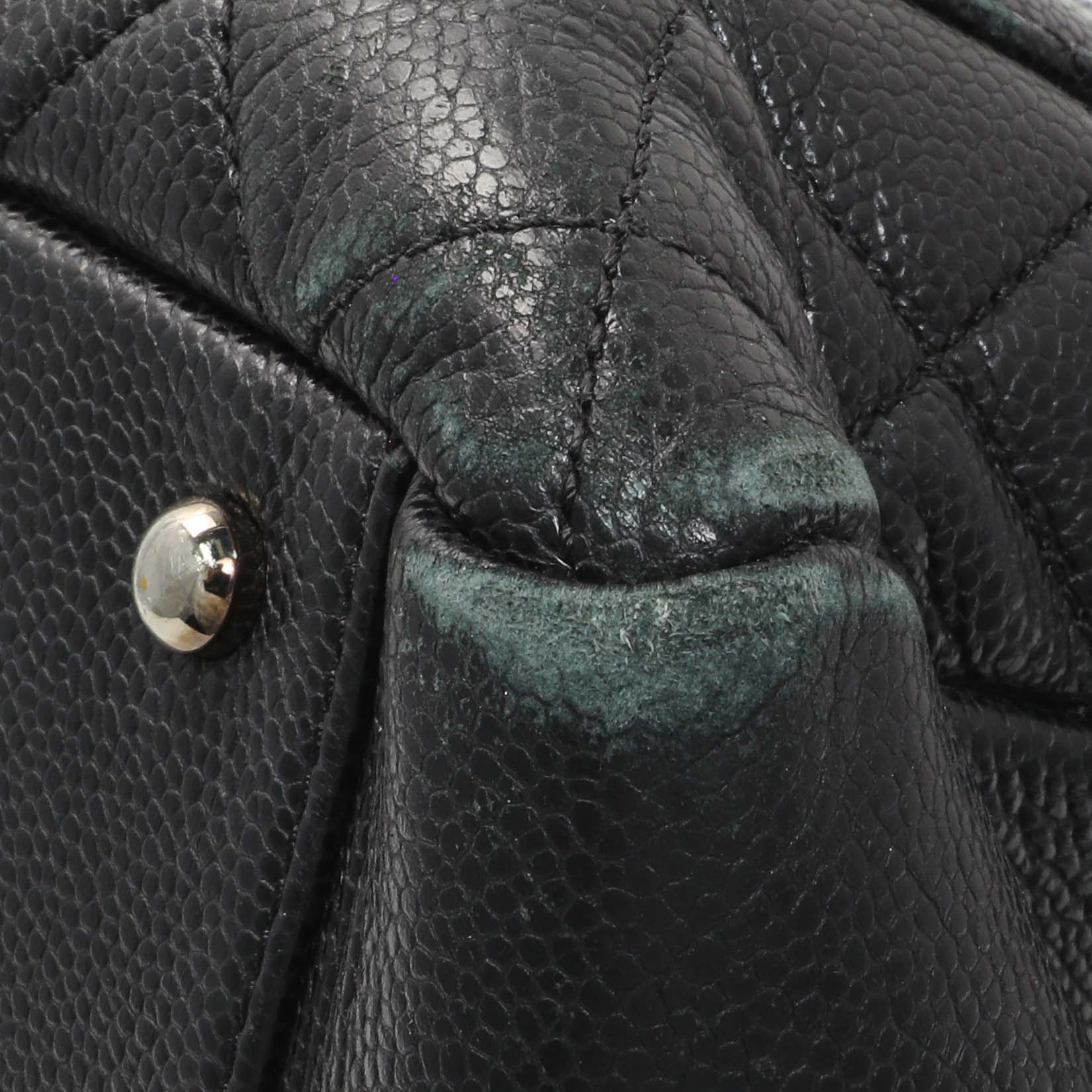 Exclusive Chanel Black Quilted Caviar XL Grand Shopping Tote GST — Alternate View 7