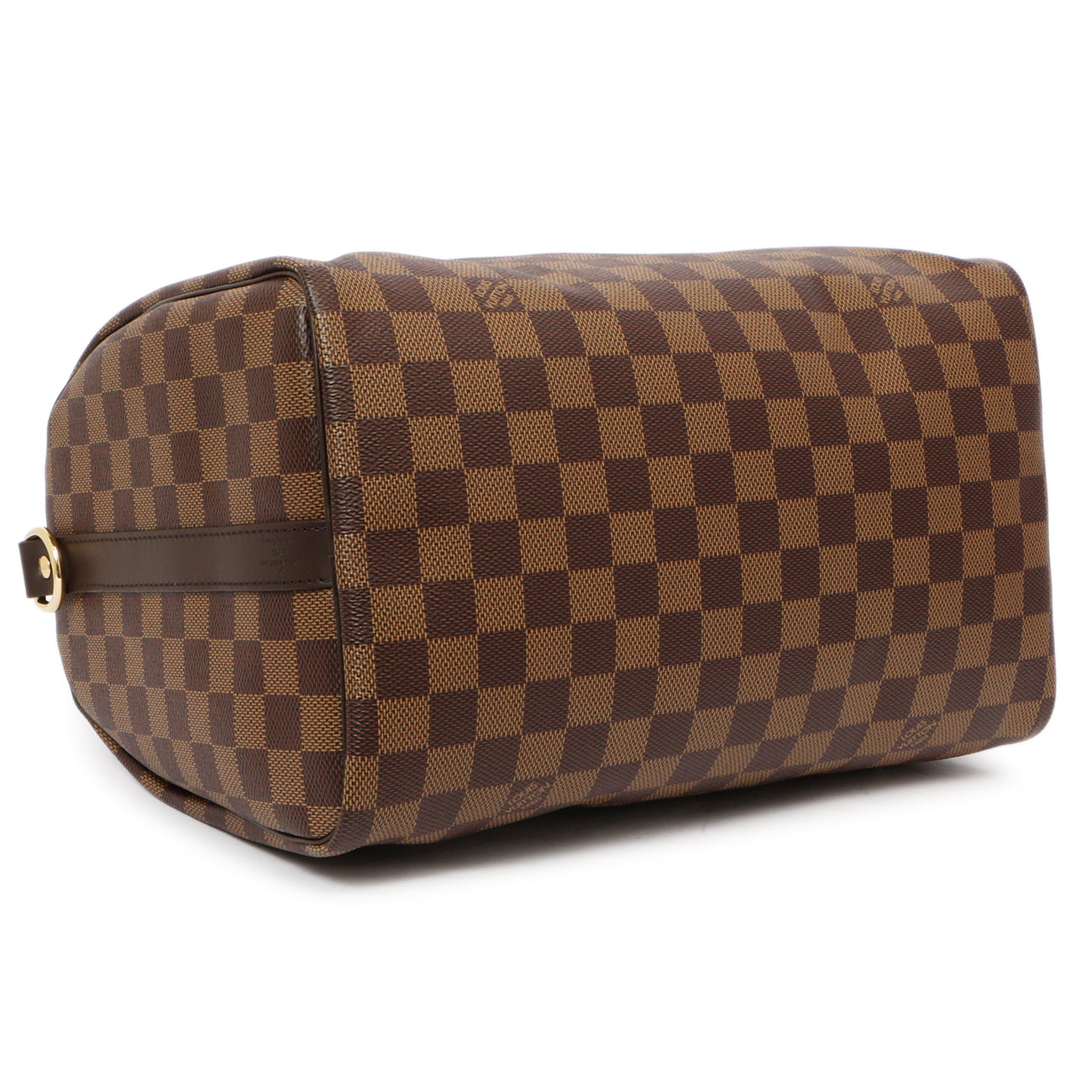 Exclusive Louis Vuitton Damier Ebene Speedy Bandouliere 30 — Back View