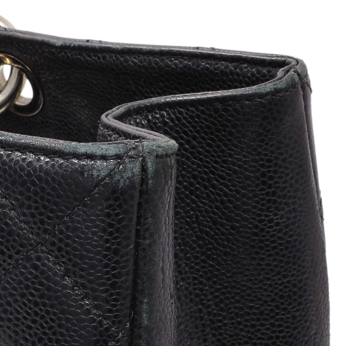 Exclusive Chanel Black Quilted Caviar XL Grand Shopping Tote GST — Alternate View 10
