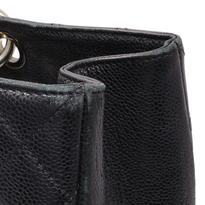 Exclusive Chanel Black Quilted Caviar XL Grand Shopping Tote GST — Alternate View 10