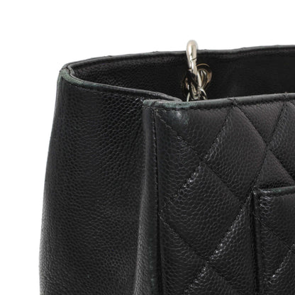 Exclusive Chanel Black Quilted Caviar XL Grand Shopping Tote GST — Alternate View 11