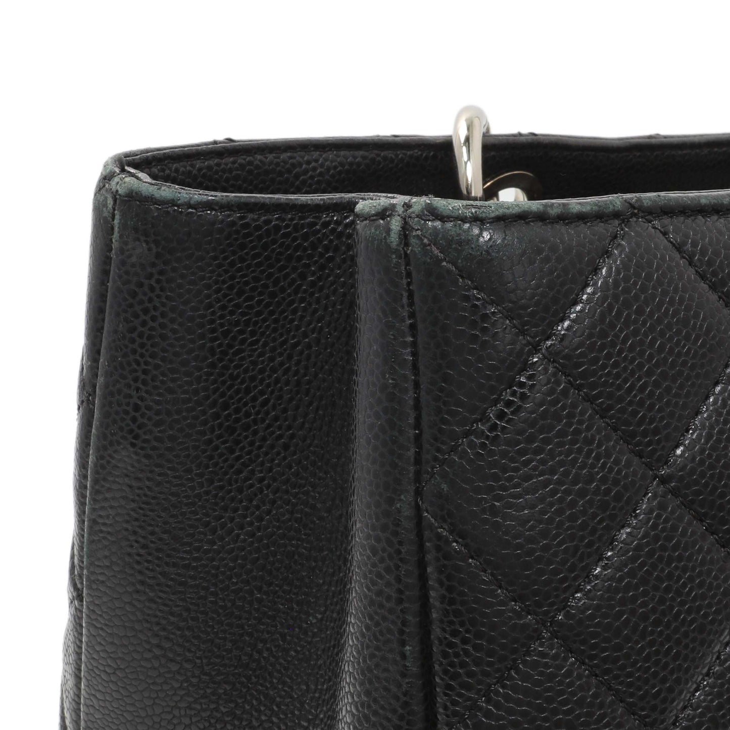 Exclusive Chanel Black Quilted Caviar XL Grand Shopping Tote GST — Alternate View 9