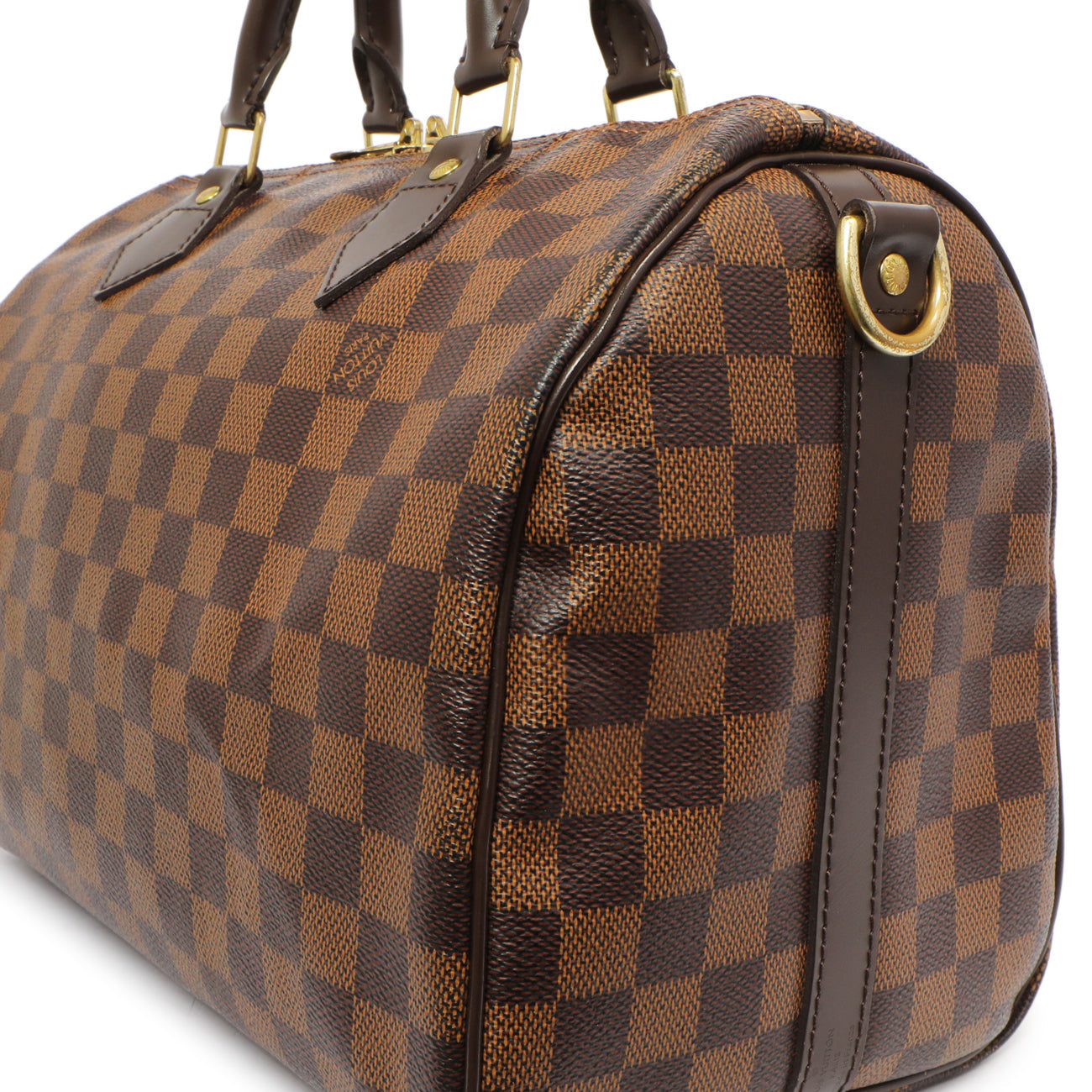 Exclusive Louis Vuitton Damier Ebene Speedy Bandouliere 30 — Alternate View 12
