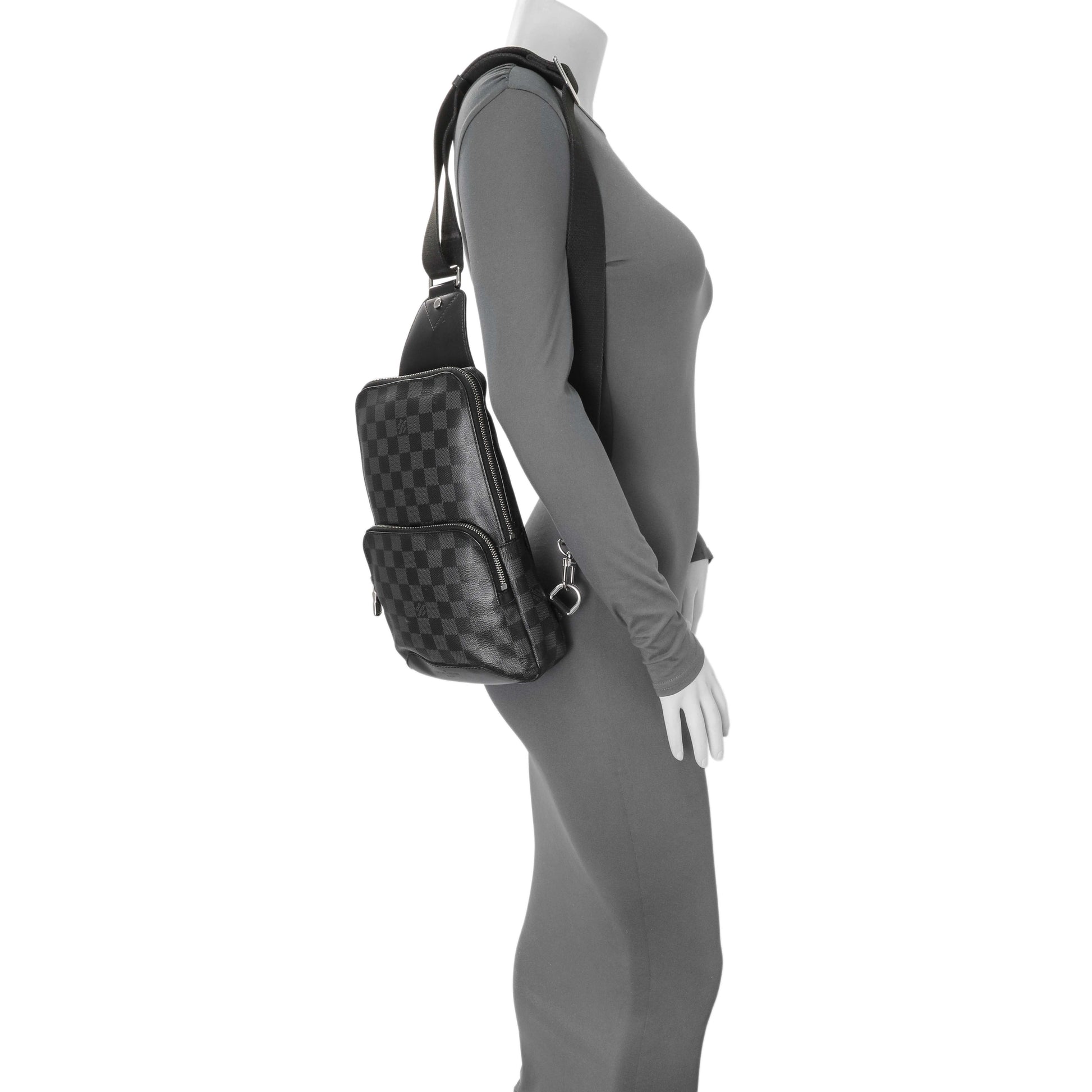 Exclusive Louis Vuitton Damier Graphite Avenue Sling — Alternate View 11