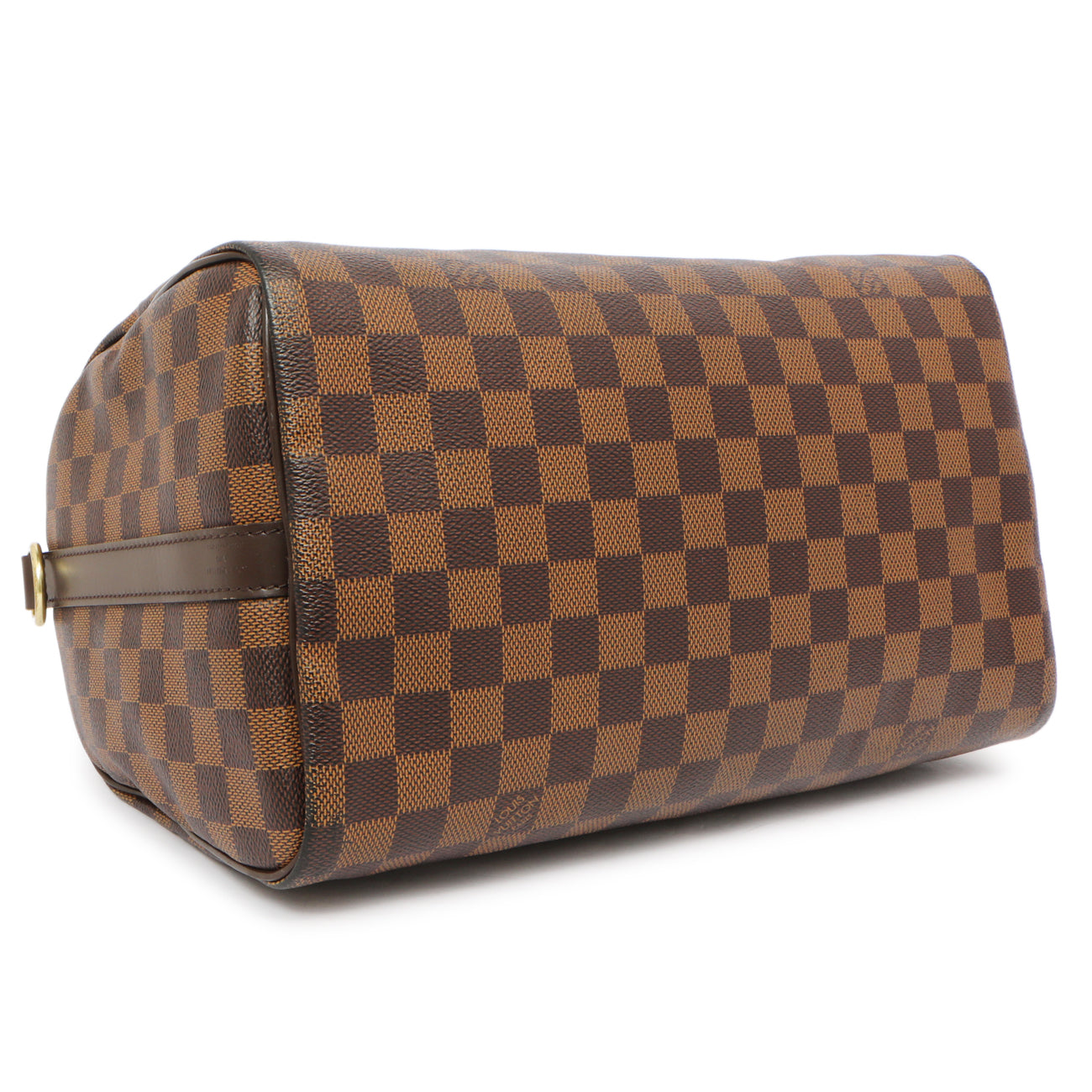 Exclusive Louis Vuitton Damier Ebene Speedy Bandouliere 30 — Back View