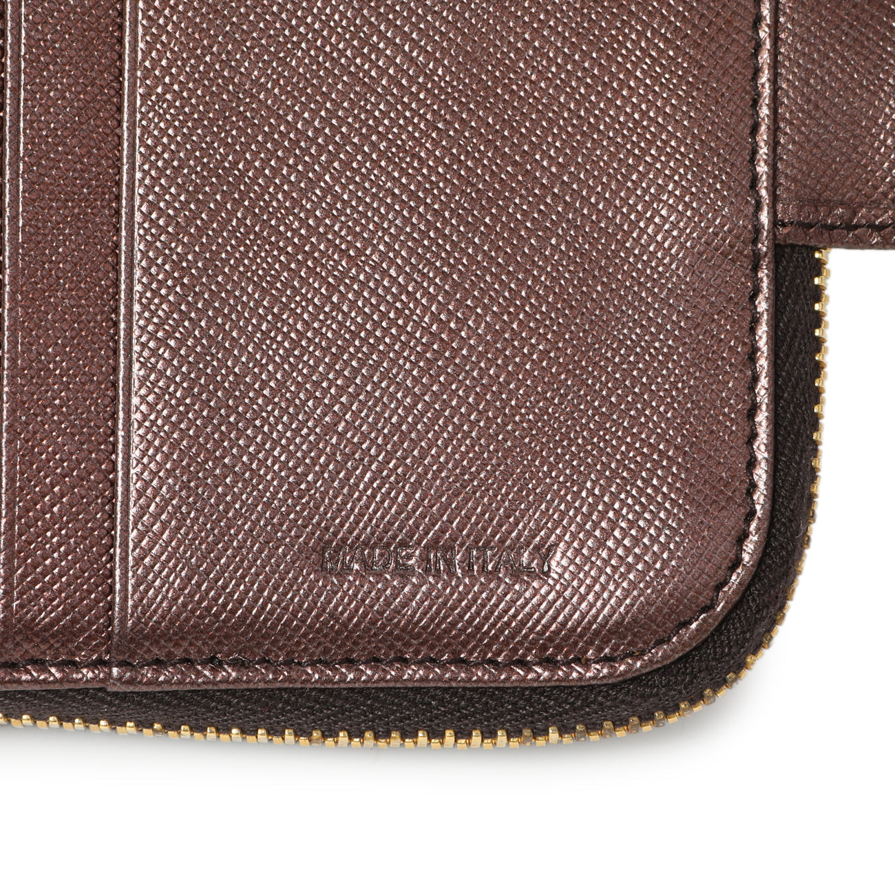 Exclusive Prada Burgundy Nylon Compact Wallet — Lifestyle View