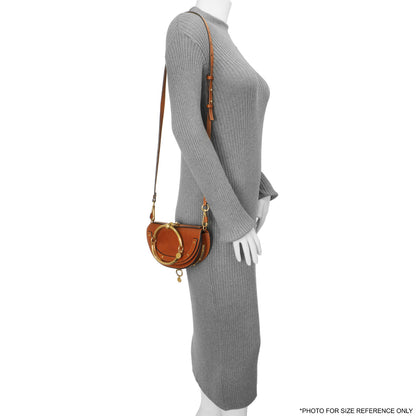 Exclusive Chloe Brown Calfskin Small Nile Bracelet Minaudiere Bag — Alternate View 8