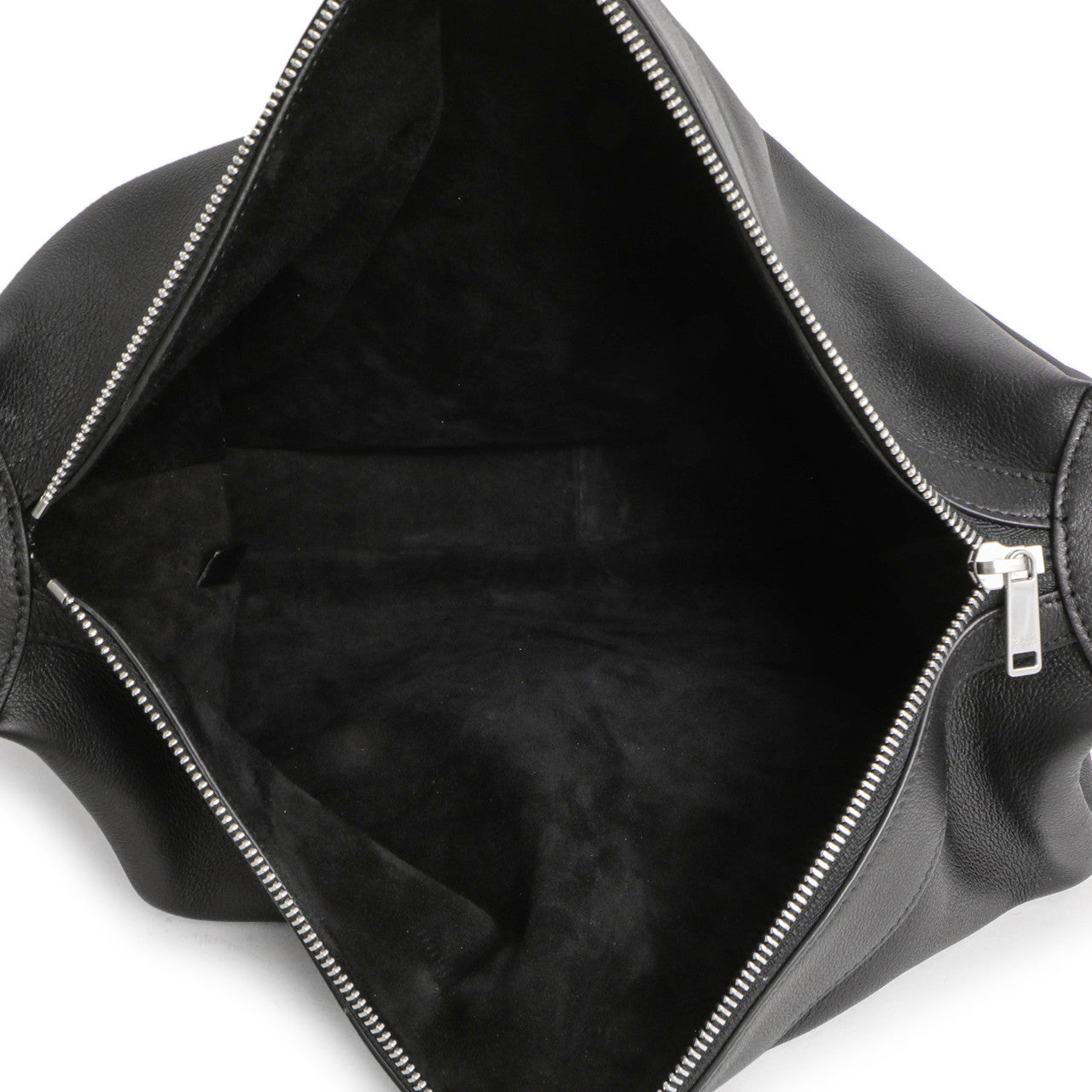 Exclusive Celine Black Calfskin Large Strap Romy — Top View