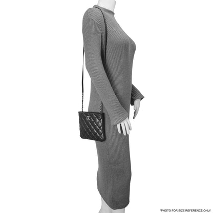 Exclusive Chanel Black Quilted Calfskin Uniform Crossbody Bag — Alternate View 10