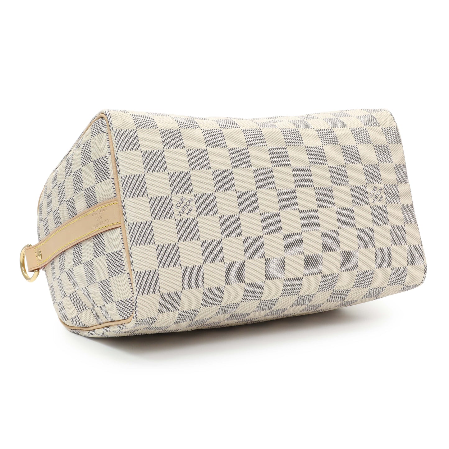 Exclusive Louis Vuitton Damier Azur Speedy Bandouliere 25 — Back View