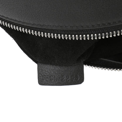Exclusive Celine Black Calfskin Large Strap Romy — Lifestyle View