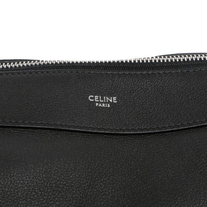 Exclusive Celine Black Calfskin Large Strap Romy — Detail View