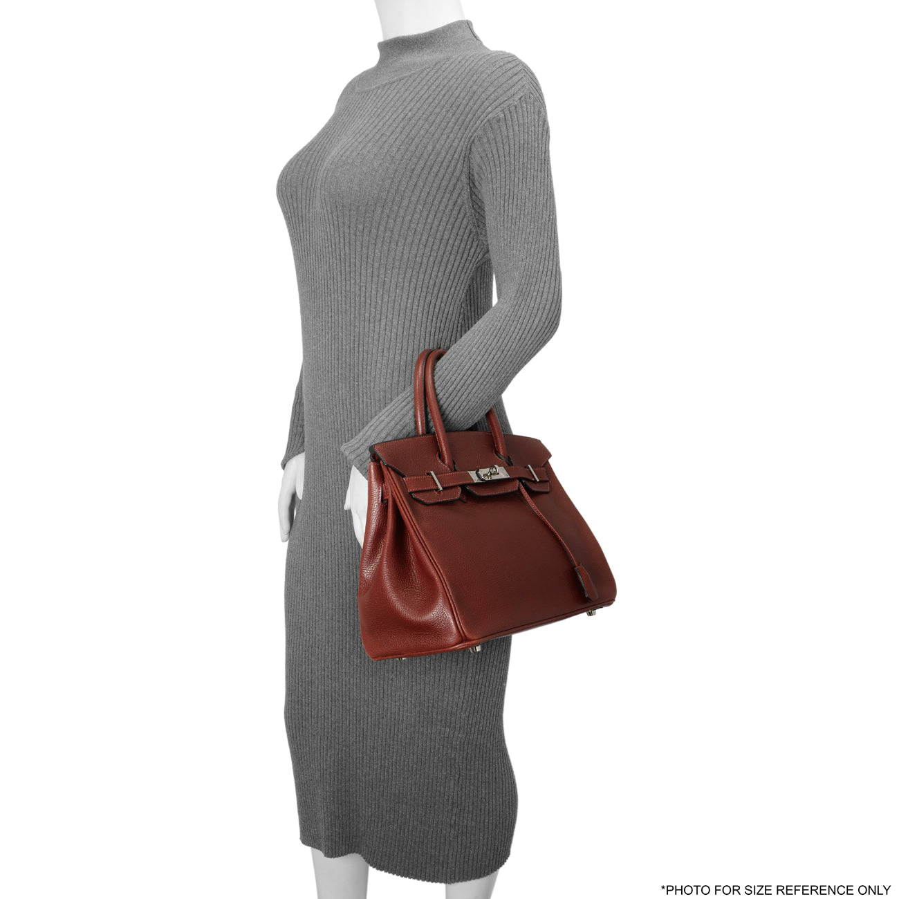 Exclusive Hermes Rouge H Ardennes Birkin 30 — Alternate View 11
