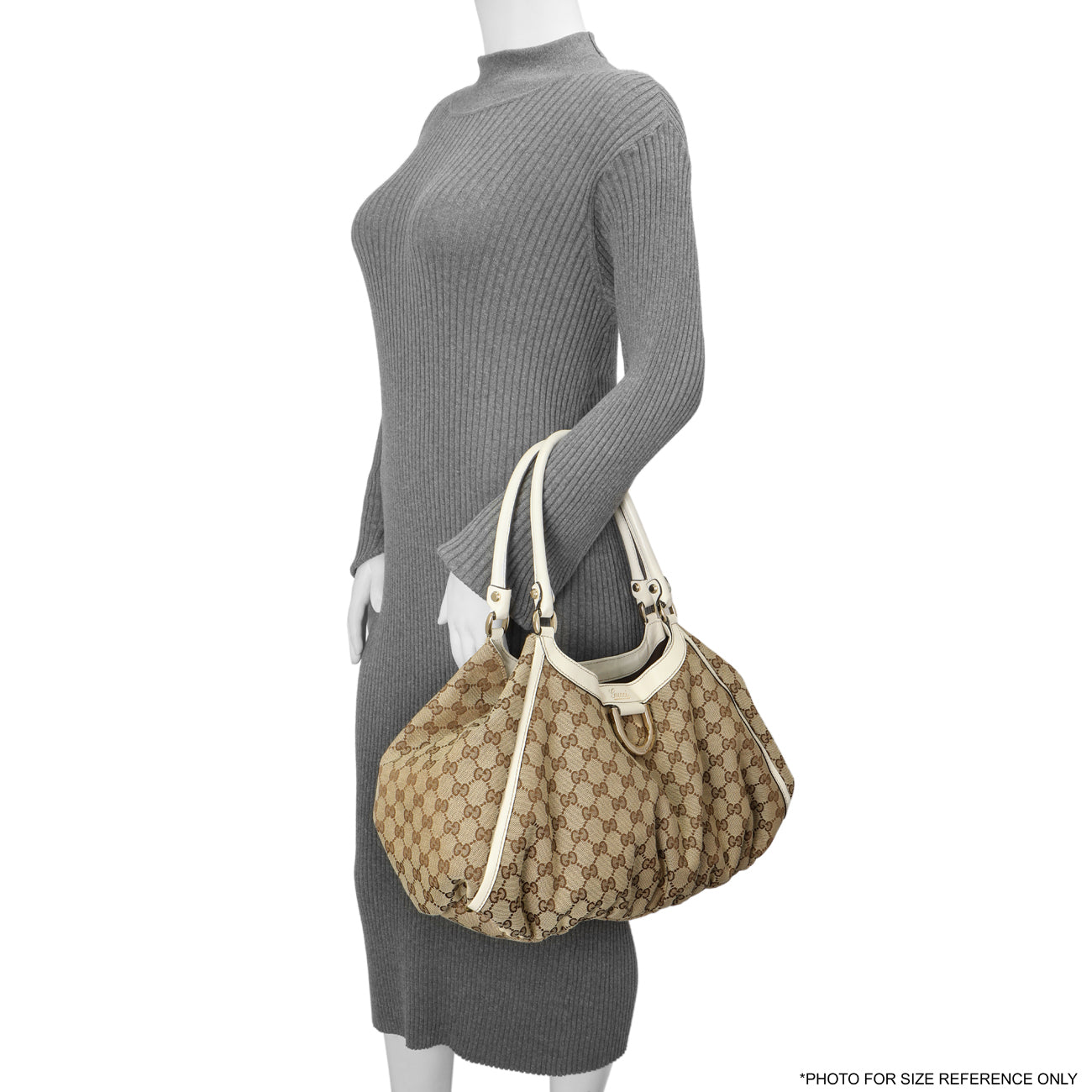 Exclusive Gucci Monogram Large D Ring Hobo — Alternate View 12