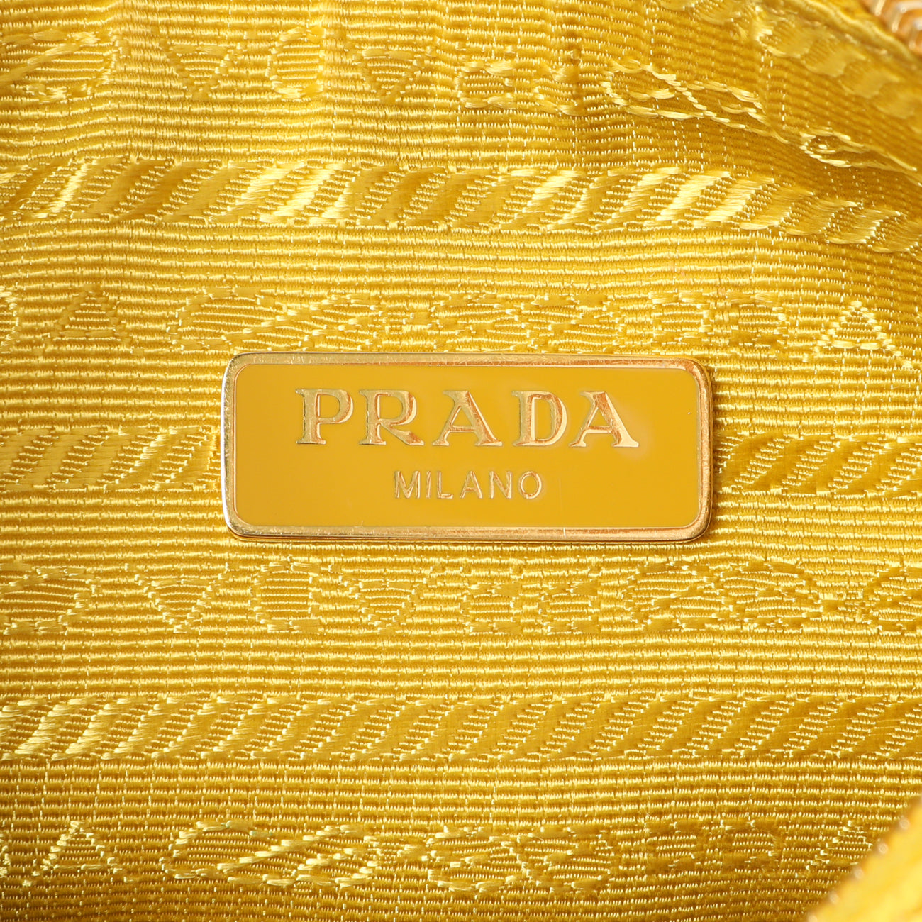 Exclusive Prada Yellow Saffiano Re-Edition 2005 Shoulder Bag — Alternate View 10