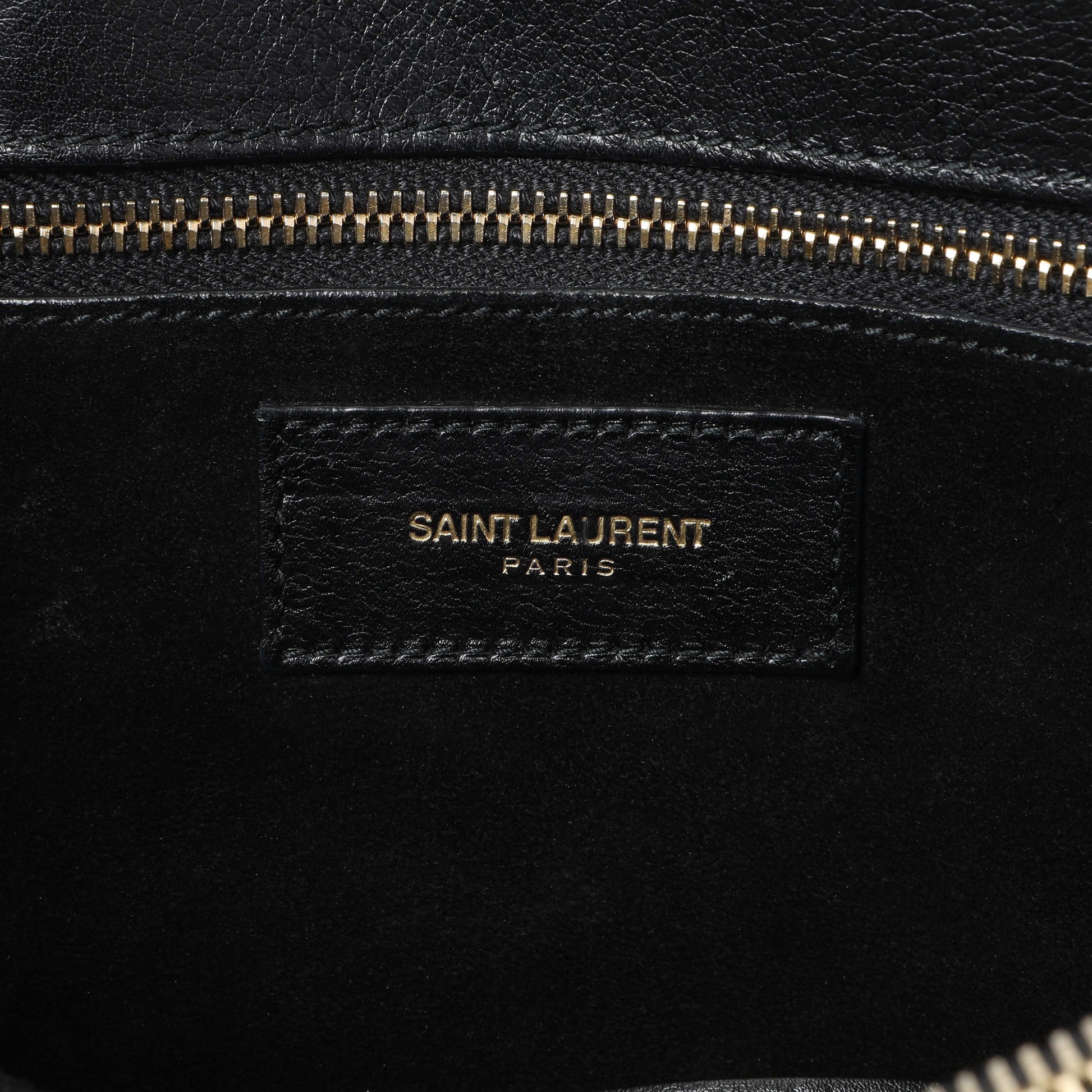 Exclusive Saint Laurent Black Calfskin Small Sac De Jour — Alternate View 9