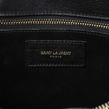 Exclusive Saint Laurent Black Calfskin Small Sac De Jour — Alternate View 9