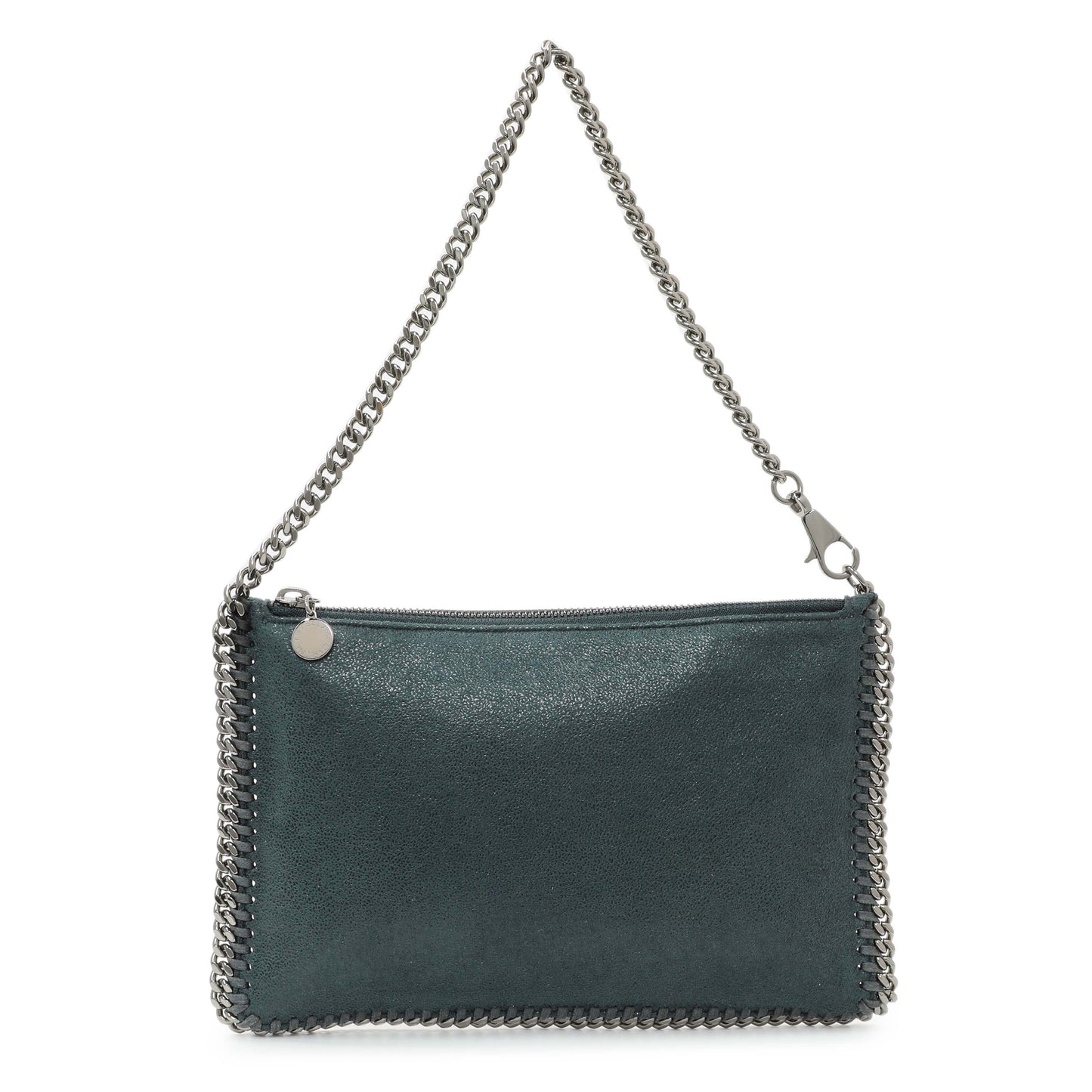 Exclusive Stella McCartney Falabella Shaggy Deer Zipped Clutch Bag — Front View