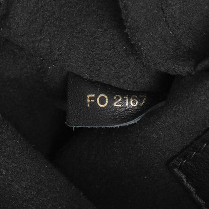 Exclusive Louis Vuitton Black Lambskin Quilted Flowers Triangle Softy — Lifestyle View