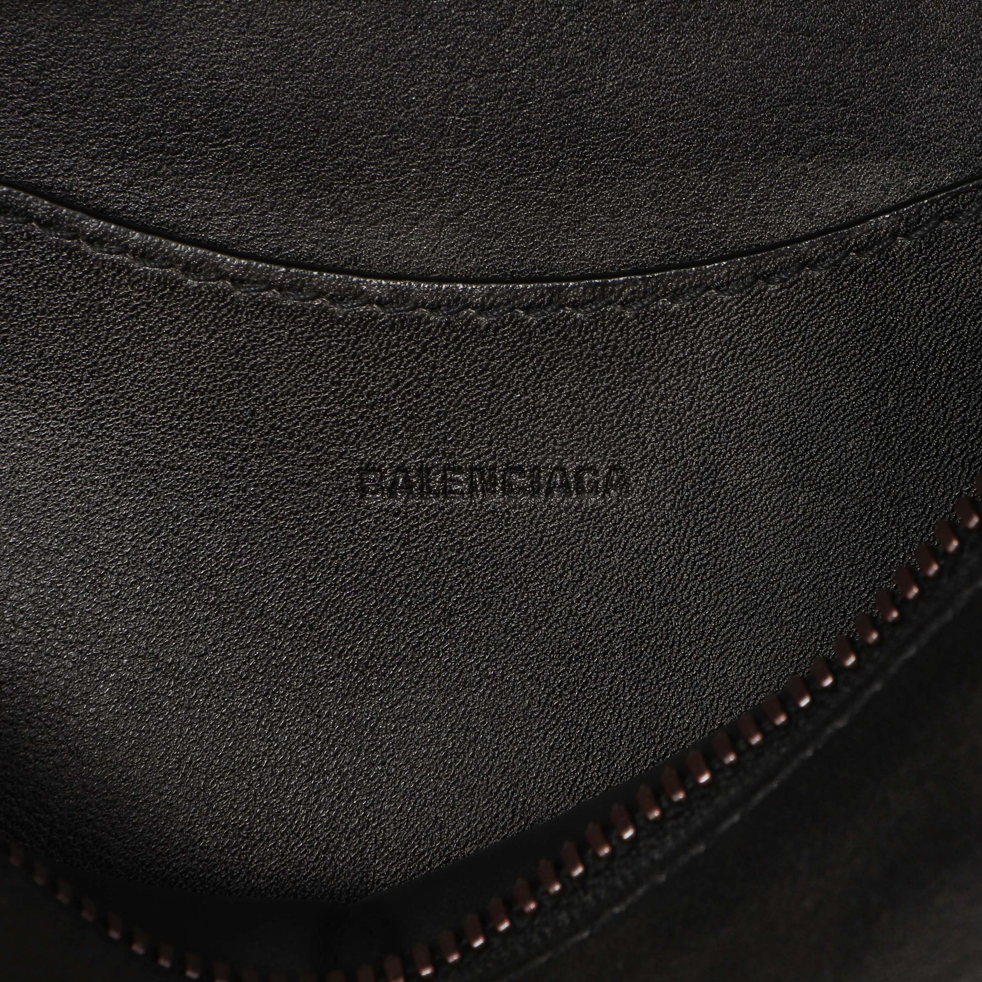 Exclusive Balenciaga Black Used Calfskin Mini Neo City — Alternate View 10