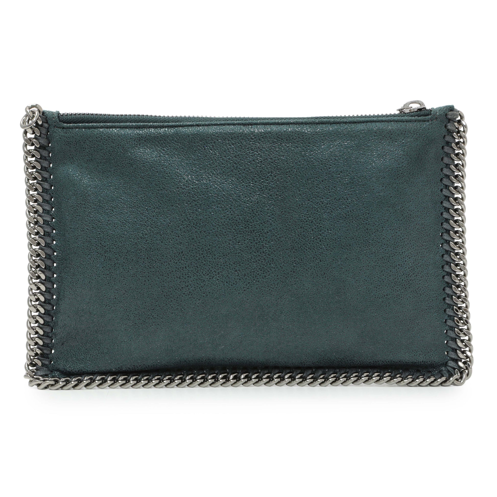 Exclusive Stella McCartney Falabella Shaggy Deer Zipped Clutch Bag — Side View