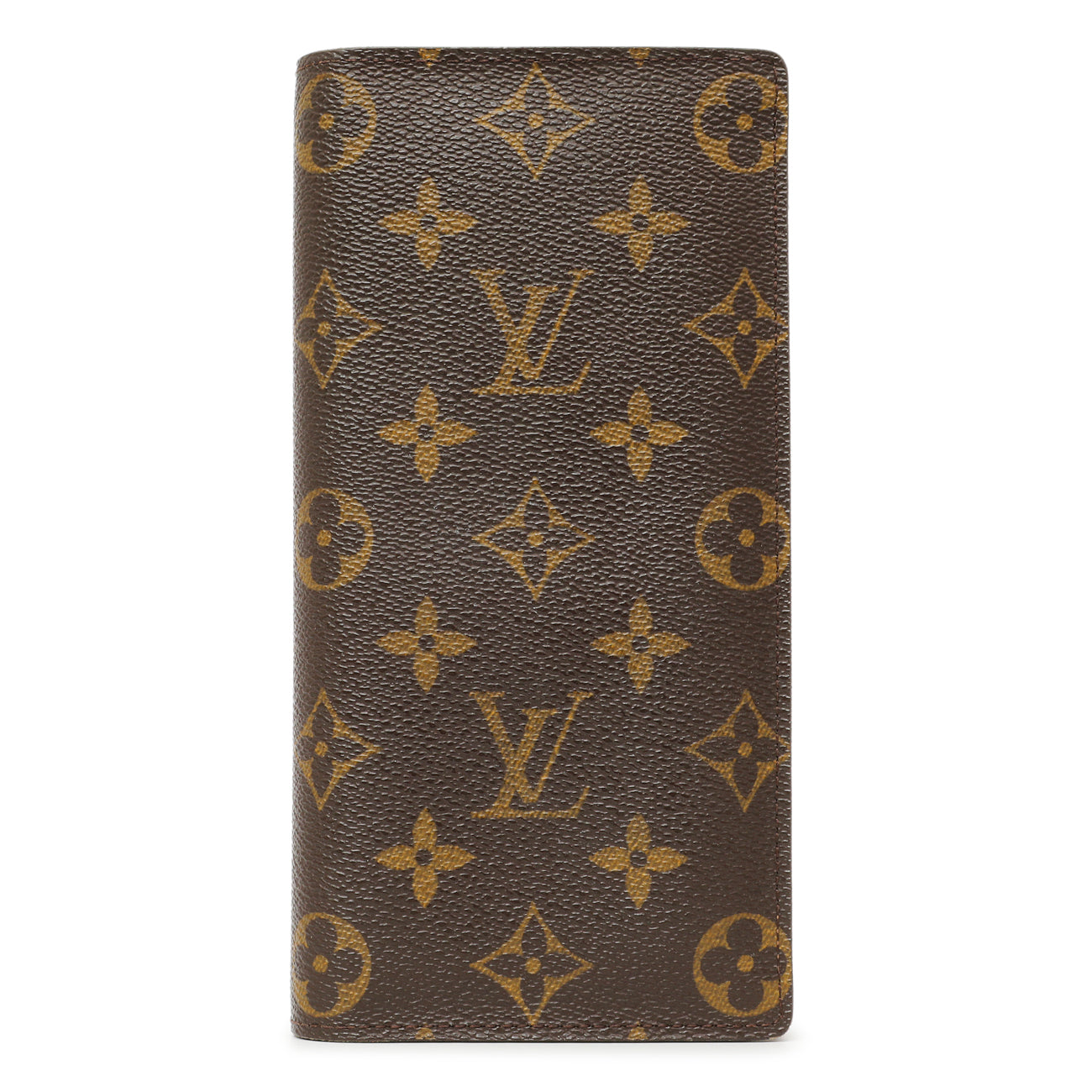Exclusive Louis Vuitton Monogram Brazza Wallet — Front View