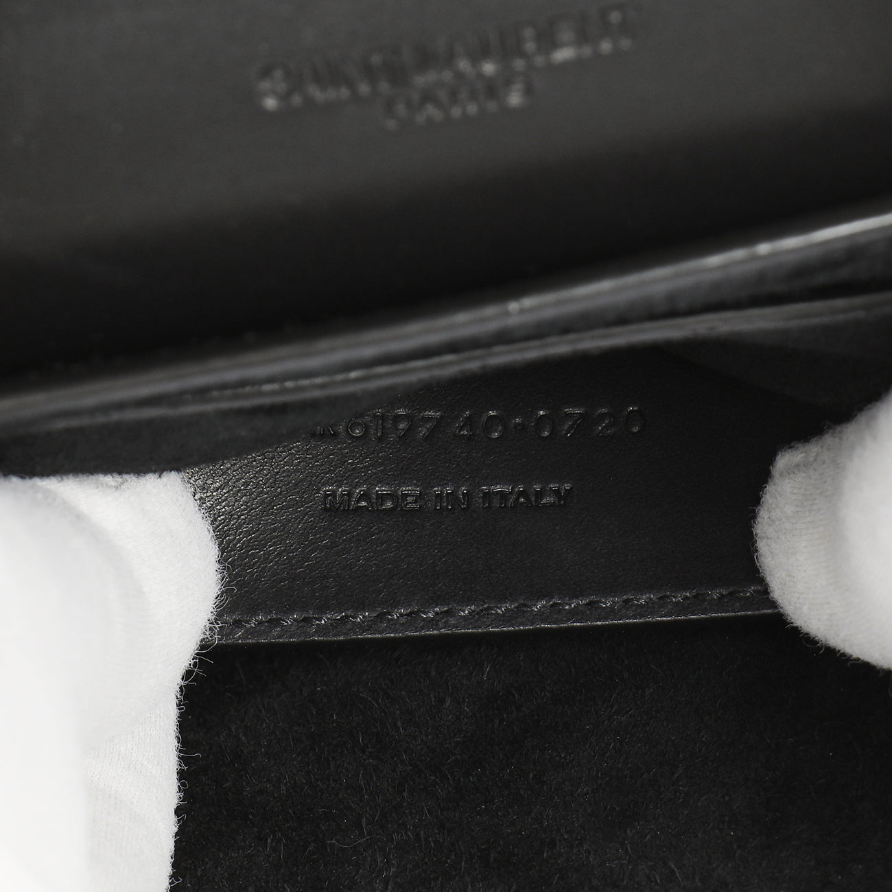 Exclusive Saint Laurent Black Calfskin Small Kaia Satchel — Alternate View 7