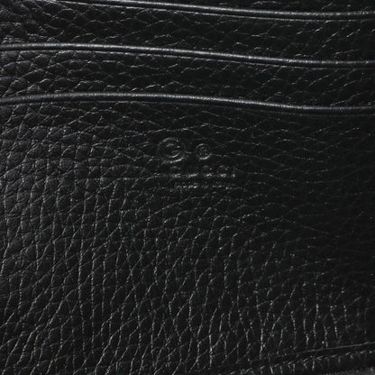 Exclusive Gucci Black Calfskin GG Marmont Chain Wallet — Detail View