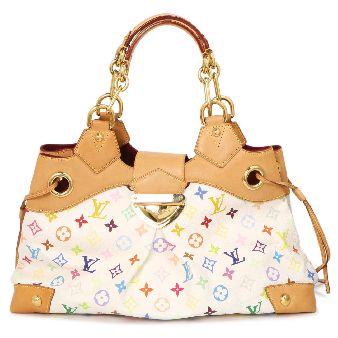Exclusive Louis Vuitton White  Multicolor  Ursula — Front View