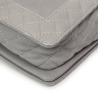 Exclusive Chanel Grey Calfskin New Medium Boy Reverso Flap — Alternate View 7