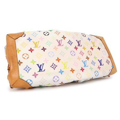 Exclusive Louis Vuitton White  Multicolor  Ursula — Back View
