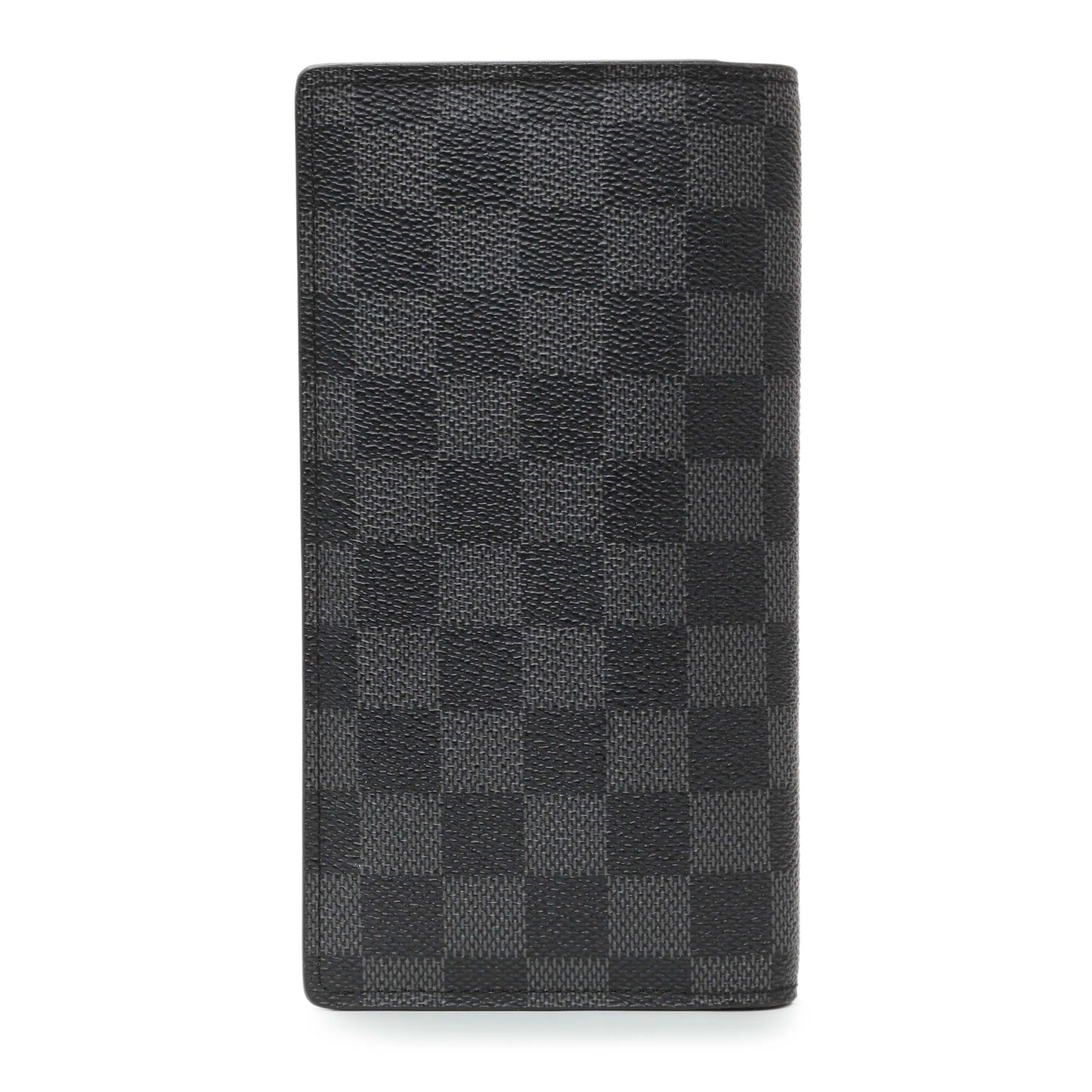 Exclusive Louis Vuitton Damier Graphite Brazza Wallet — Side View