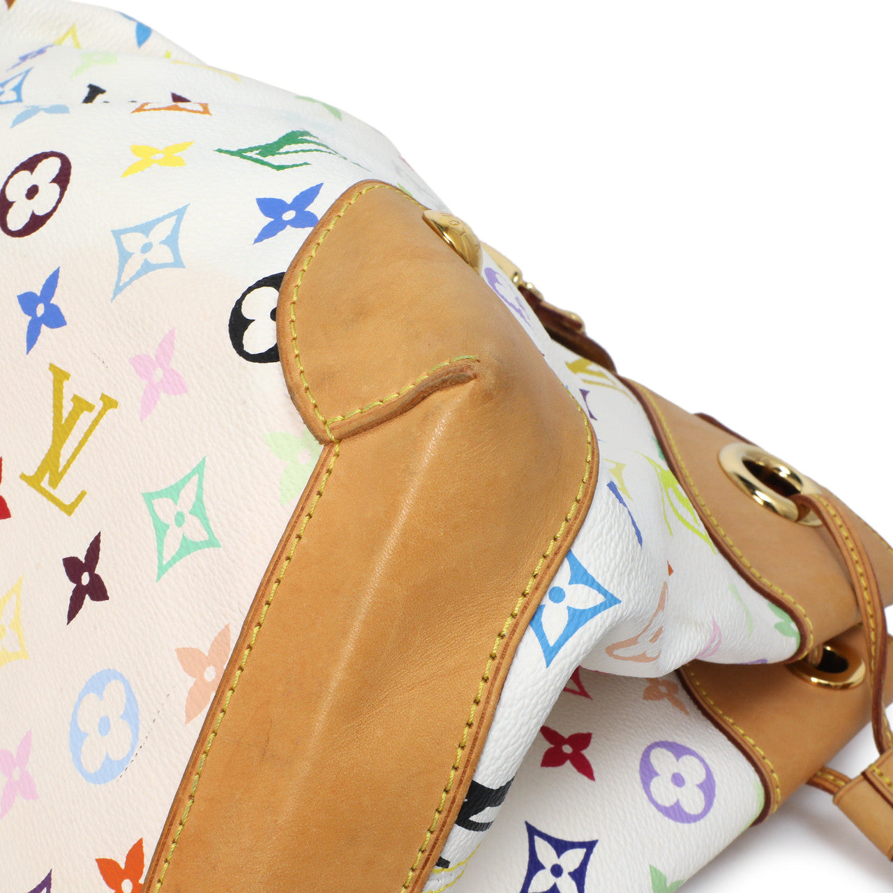 Exclusive Louis Vuitton White  Multicolor  Ursula — Detail View