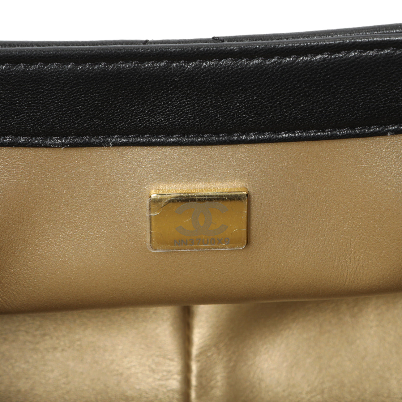 Exclusive Chanel Black Quilted Lambskin Pearl Small Flap — Lifestyle View