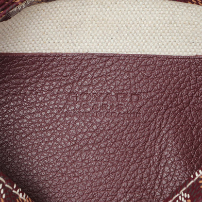 Exclusive Goyard Burgundy Goyardine Plumet Wallet Clutch — Alternate View 9