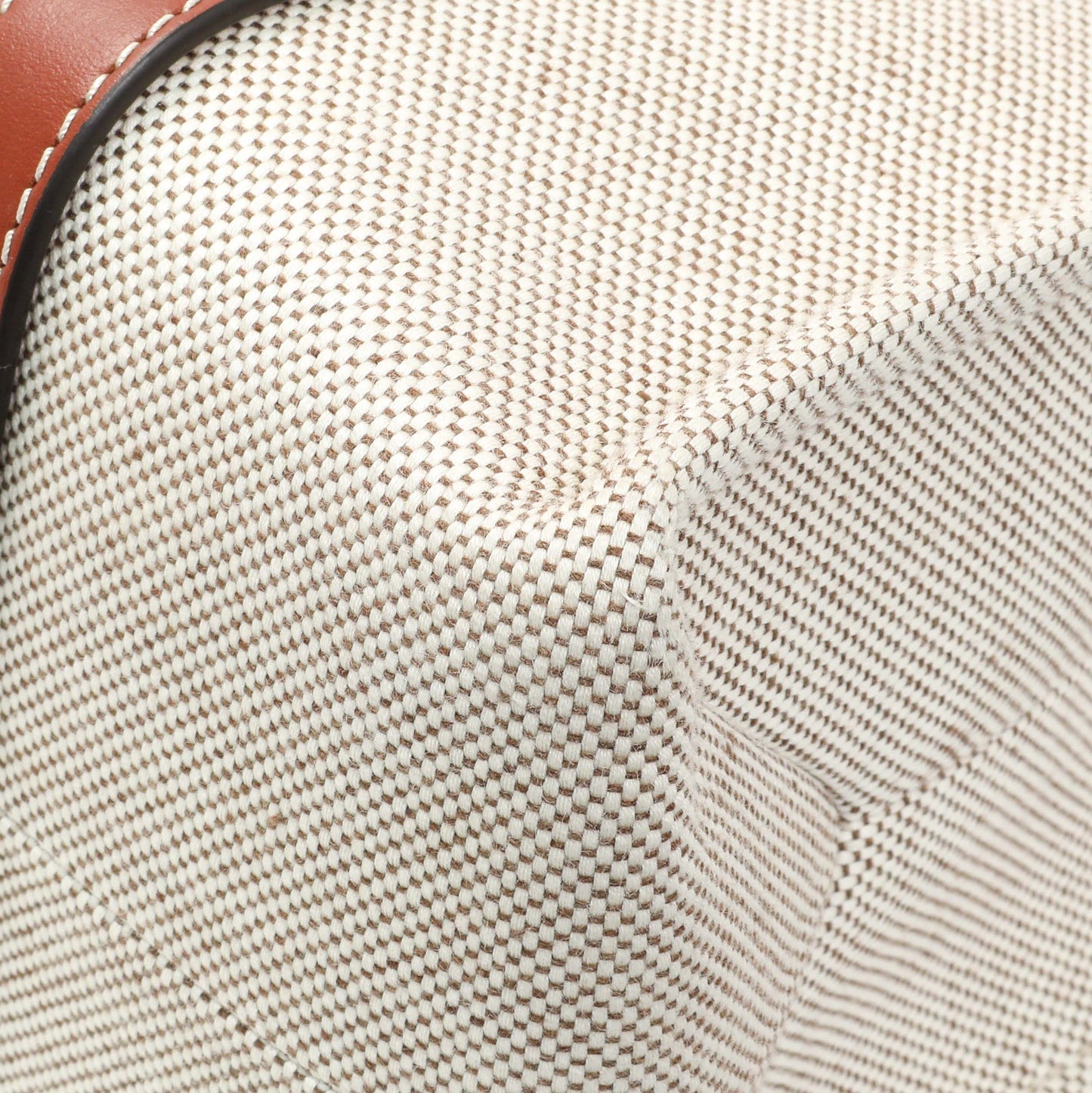 Exclusive Chloe Linen Calfskin Medium Woody Ribbon Tote — Detail View