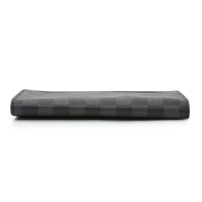 Exclusive Louis Vuitton Damier Graphite Brazza Wallet — Back View