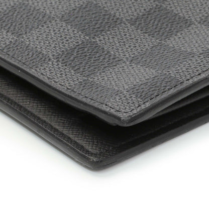 Exclusive Louis Vuitton Damier Graphite Brazza Wallet — Detail View
