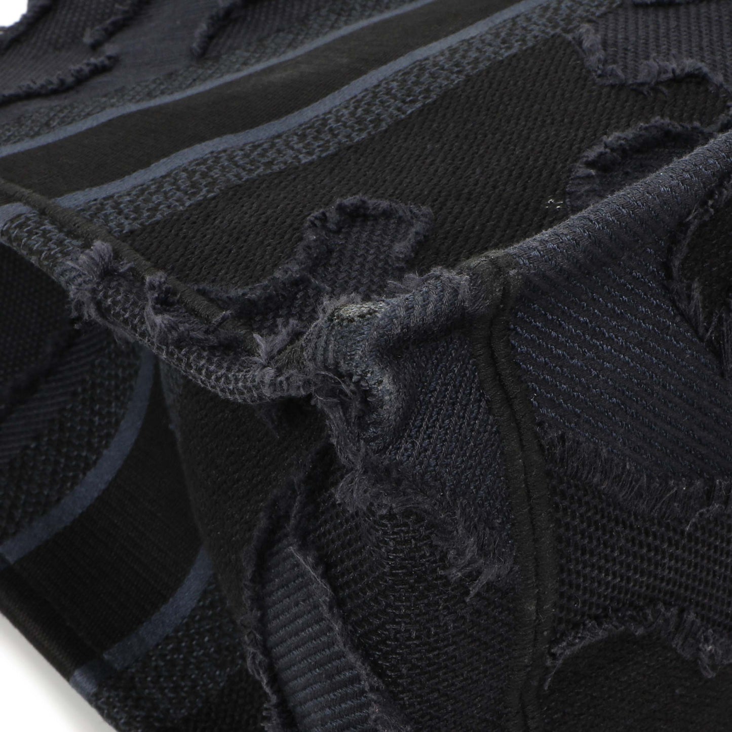 Exclusive Christian Dior Blue Embroidered Camouflage Medium Book Tote — Lifestyle View