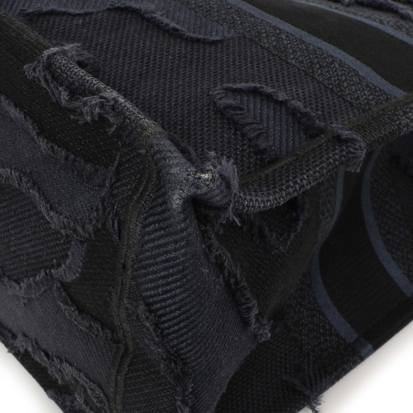 Exclusive Christian Dior Blue Embroidered Camouflage Medium Book Tote — Alternate View 7