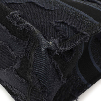 Exclusive Christian Dior Blue Embroidered Camouflage Medium Book Tote — Alternate View 7