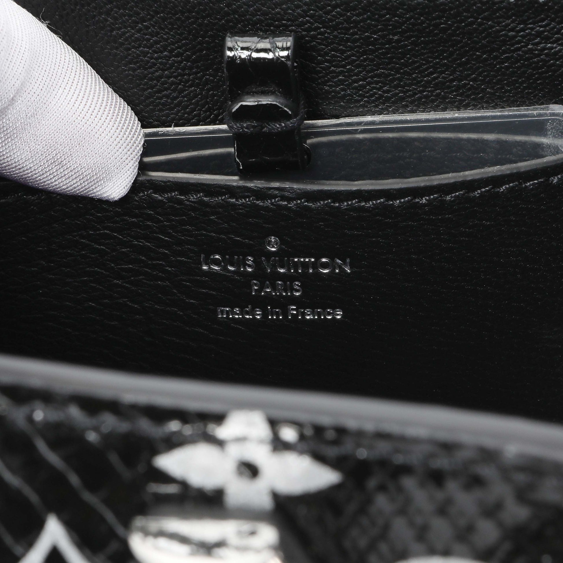 Exclusive Louis Vuitton Monogram Coated Python Twist PM — Alternate View 10