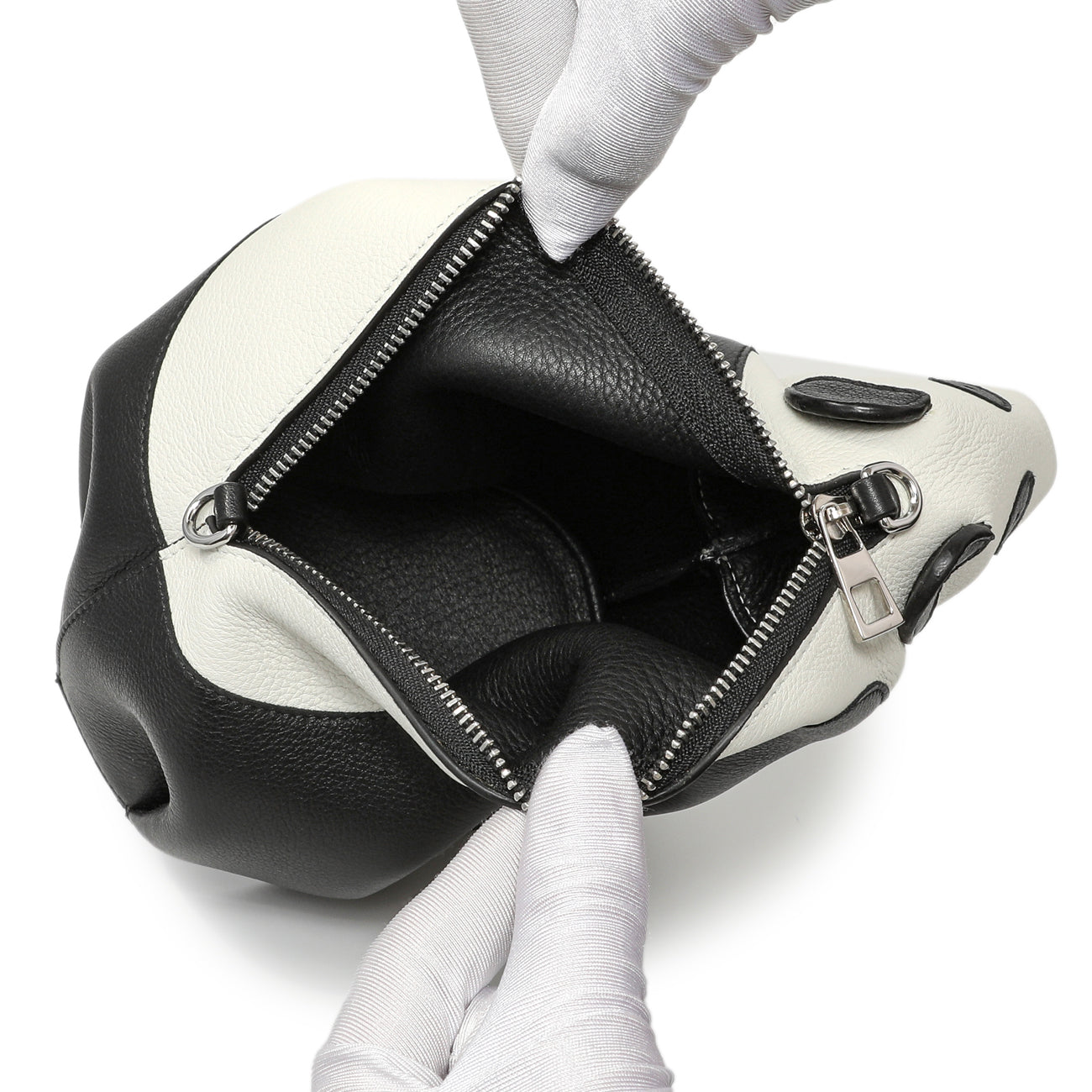 Exclusive Loewe Calfskin Panda Crossbody Bag — Detail View